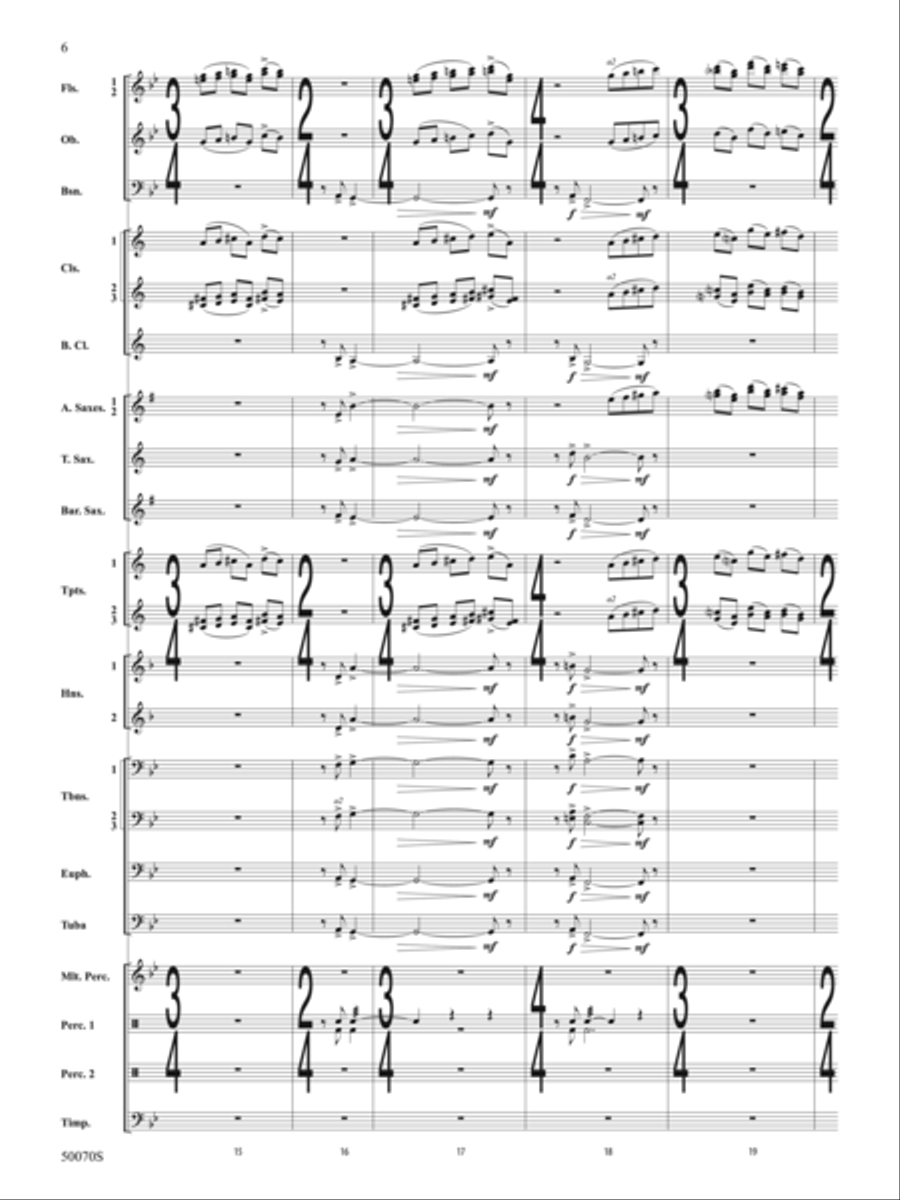 Fantastic Beasts: The Secrets of Dumbledore: Score Concert Band scores gallery preview page 6