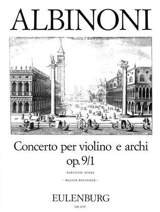 Book cover for Concerto Op. 9/1