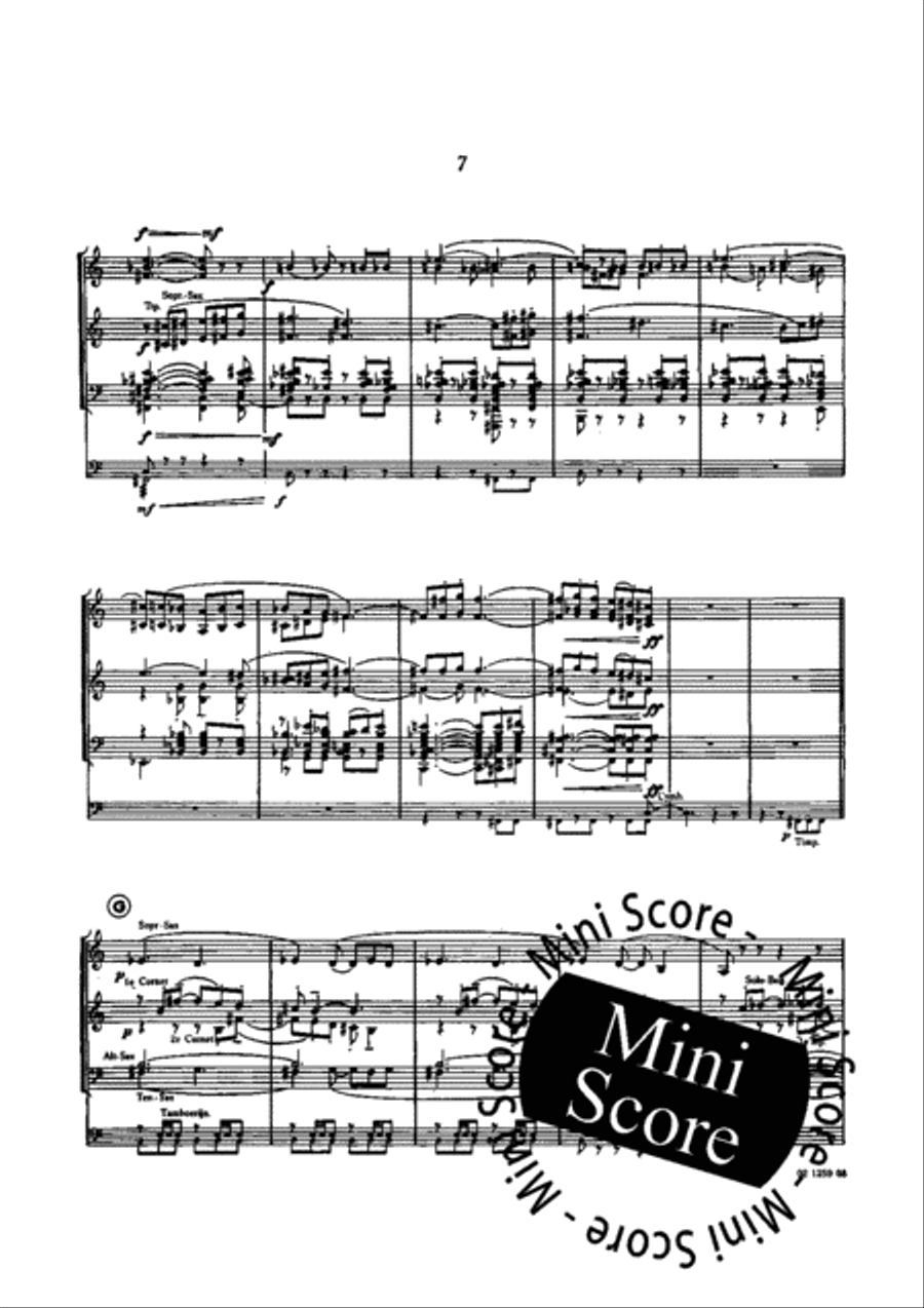 Partita Partita Fanfare Band scores gallery preview page 10