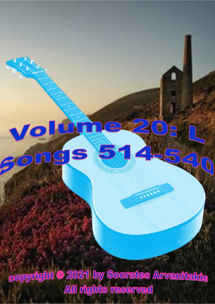 Folk Songs For Classical Guitar - Volume 20 (Songs 514-540) image number null