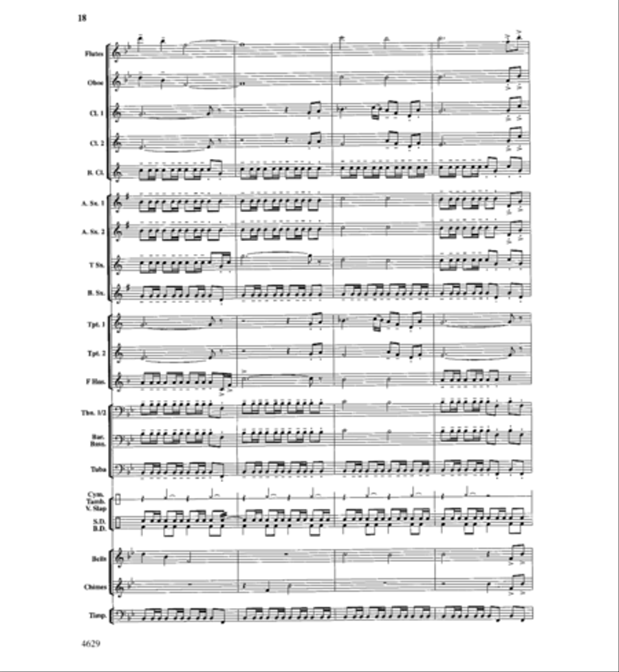 Sirocco Concert Band scores gallery preview page 19