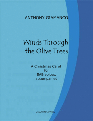 Book cover for WINDS THROUGH THE OLIVE TREES (SAB voices & piano)