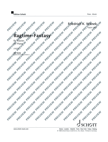 Ragtime - Fantasy