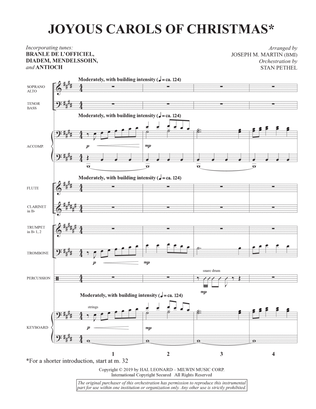 Joyous Carols of Christmas (Consort) - Full Score