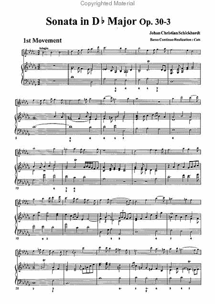 Sonata D-flat Major, Op. 30-3 image number null
