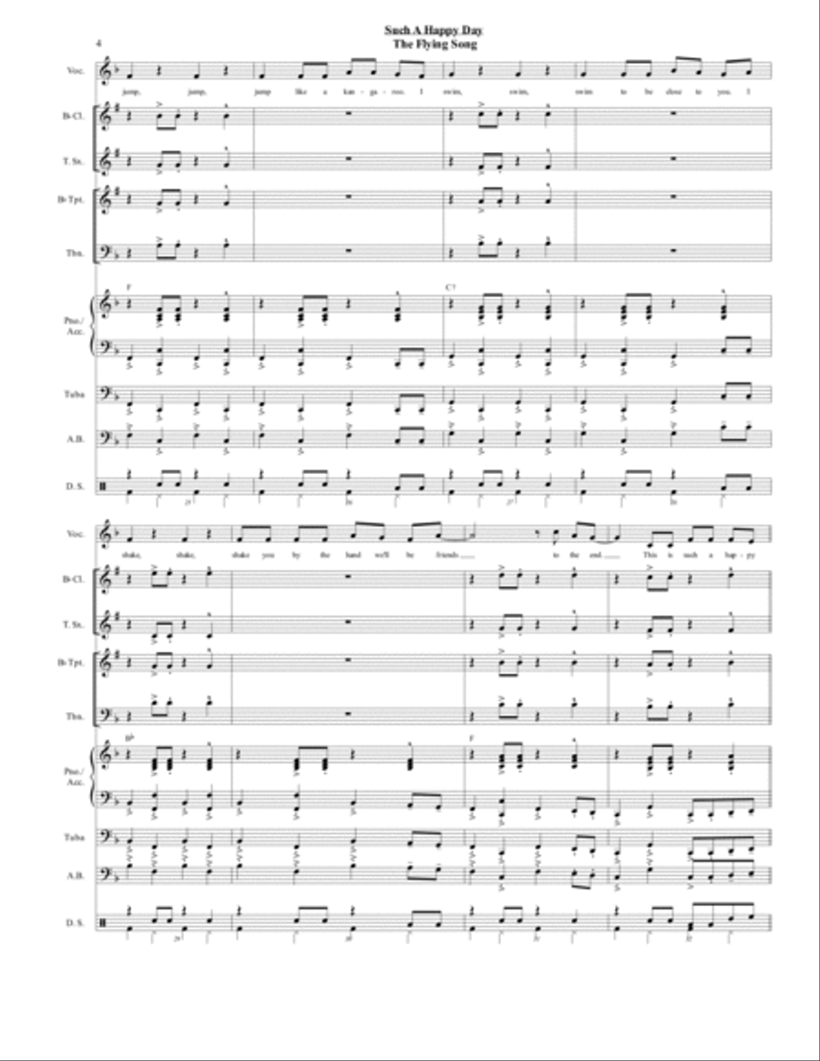 So Ein Schoener Tag Large Ensemble scores gallery preview page 5