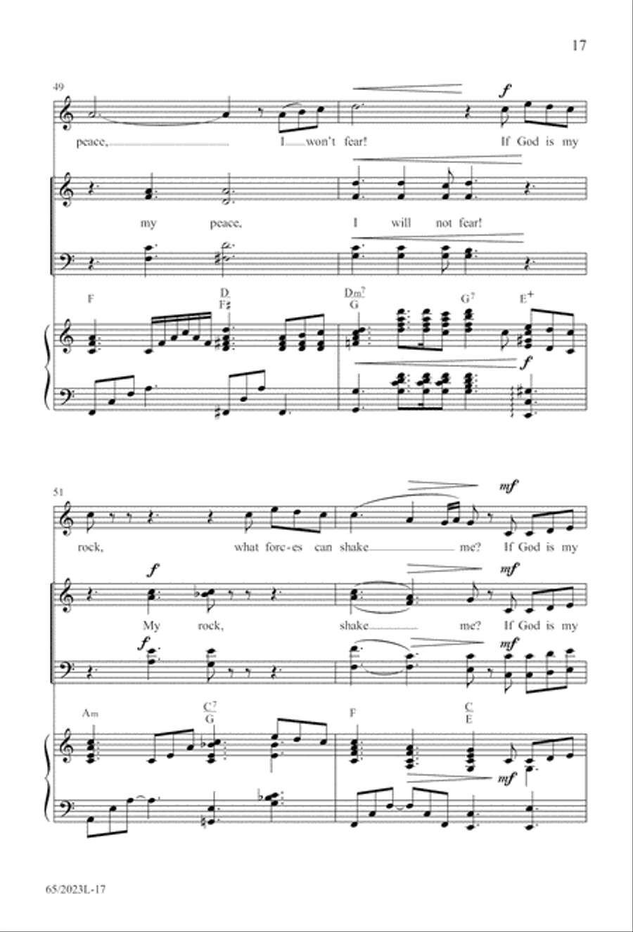 Child of Hope 4-Part scores gallery preview page 18