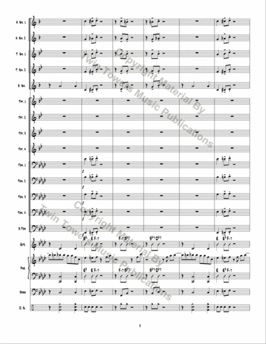 The Business The Business Jazz Ensemble scores gallery preview page 4