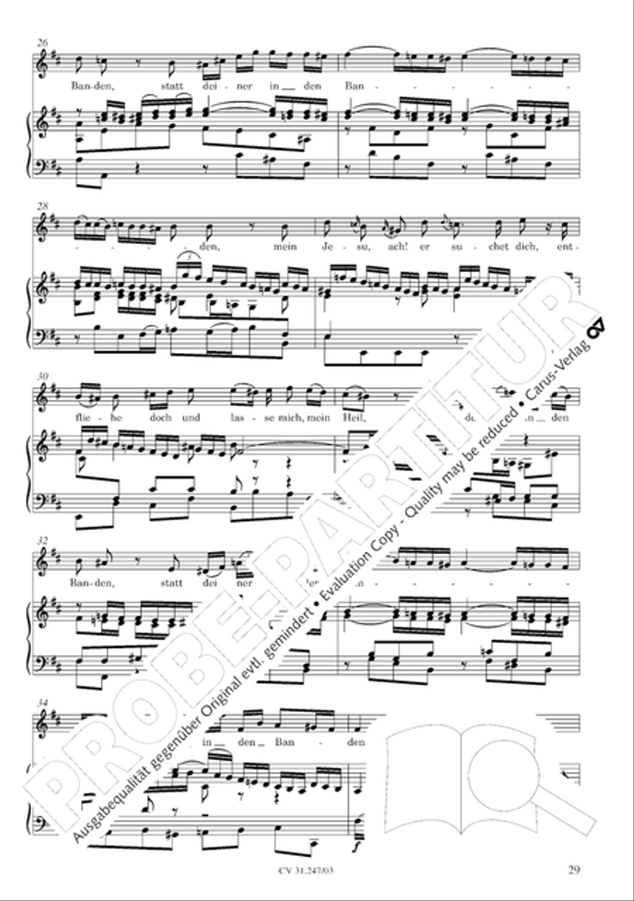 St. Mark Passion (Markus-Passion) 4-Part scores gallery preview page 30