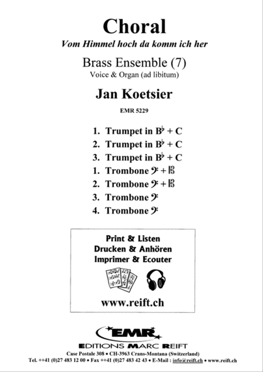 Choral Choral Brass Ensemble scores gallery preview page 2