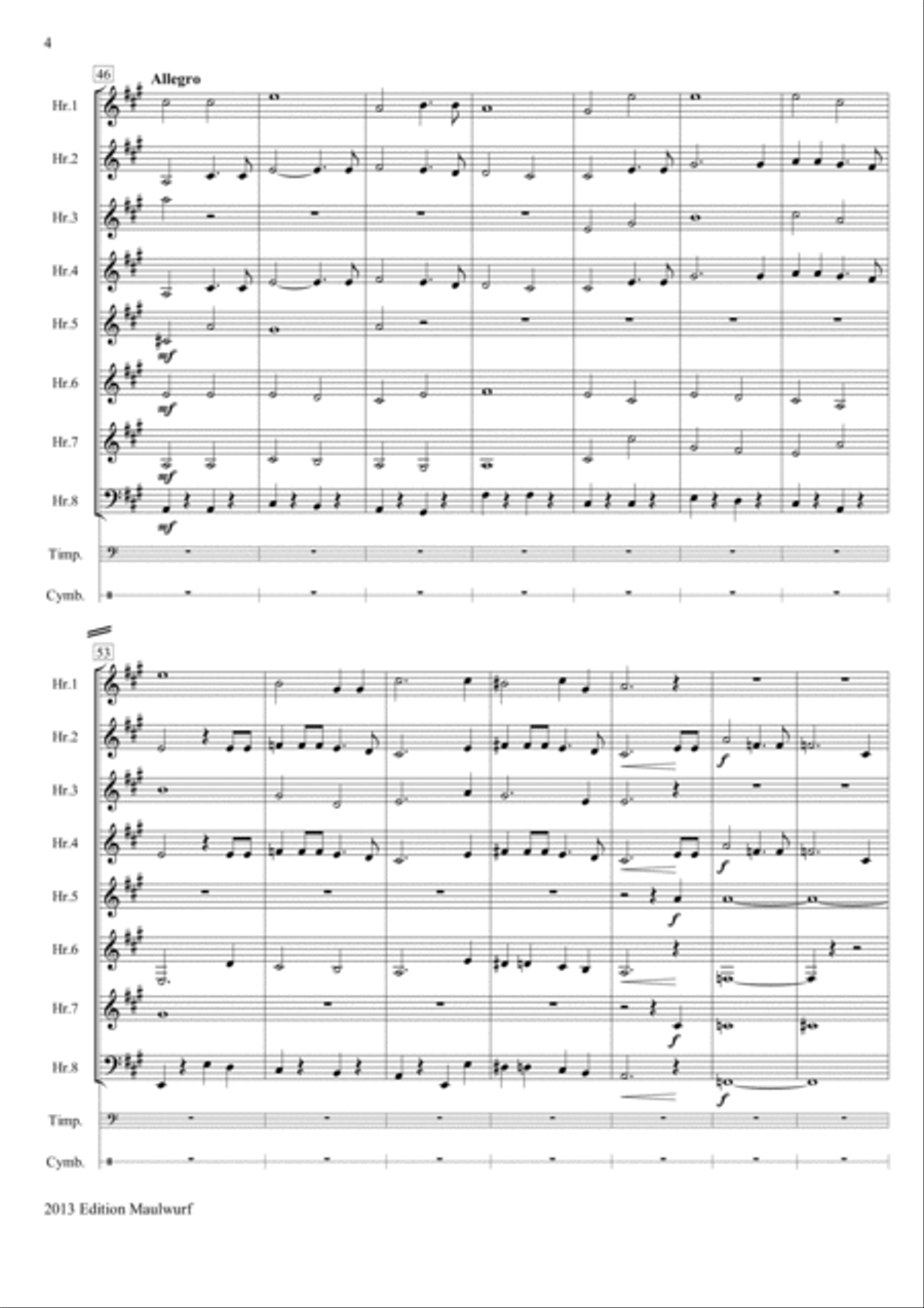 Psalm 150 Horn scores gallery preview page 6