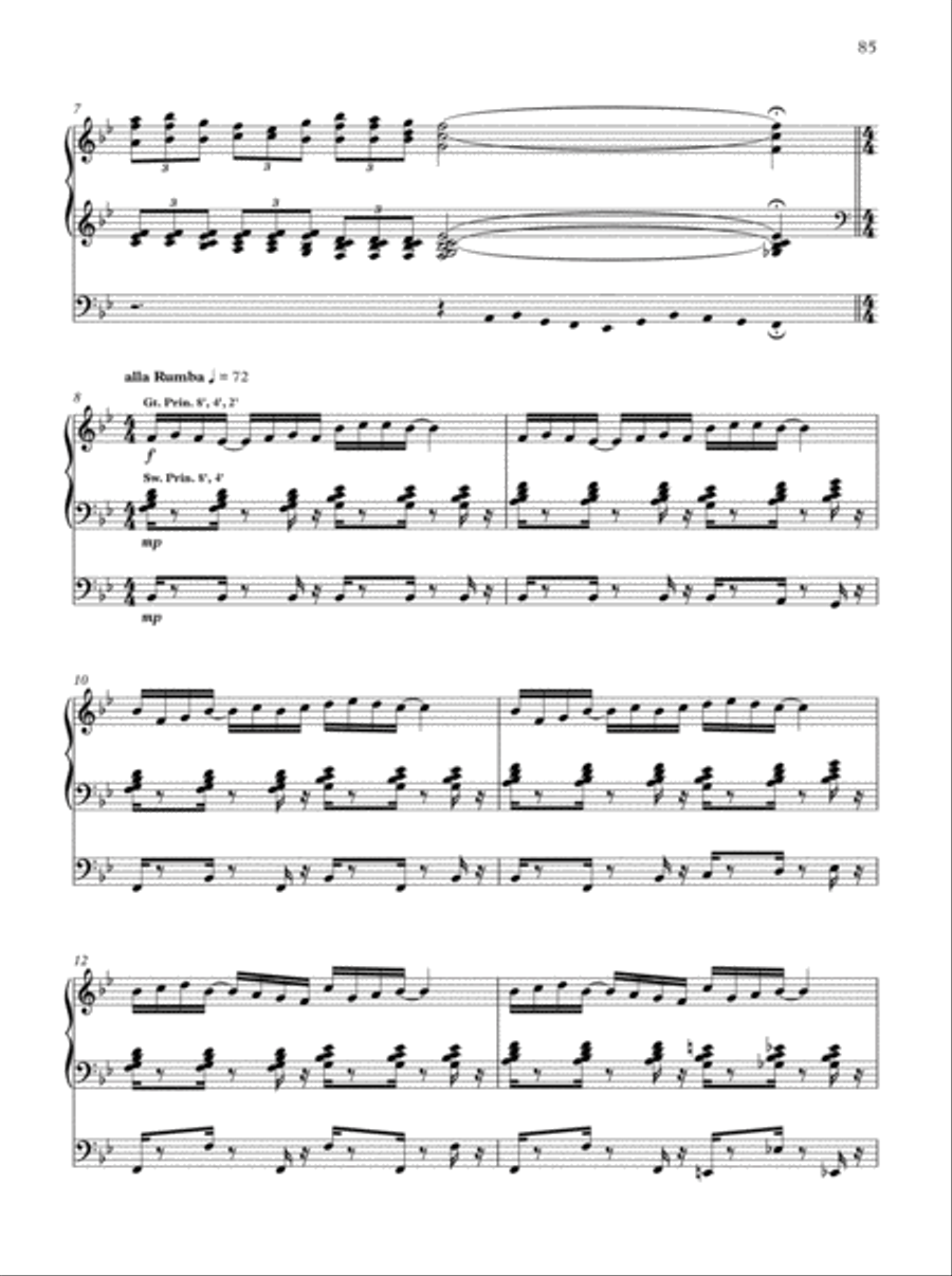 Oxford Hymn Settings for Organists: Pentecost and Trinity Organ Solo scores gallery preview page 14