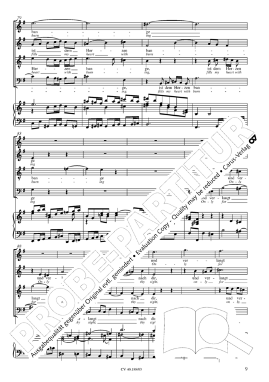 Jesu, thou my pleasure 4-Part scores gallery preview page 10