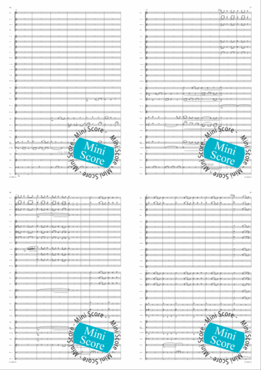 Menu Concert Band scores gallery preview page 12