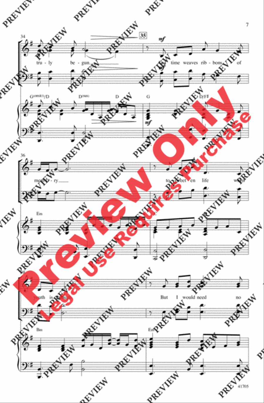 With You 4-Part scores gallery preview page 7