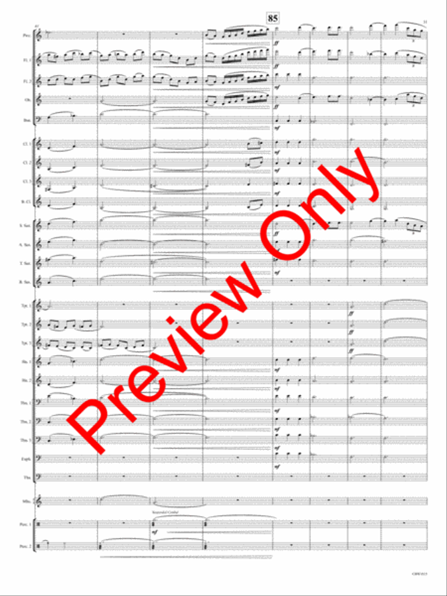 Flying Concert Band scores gallery preview page 14