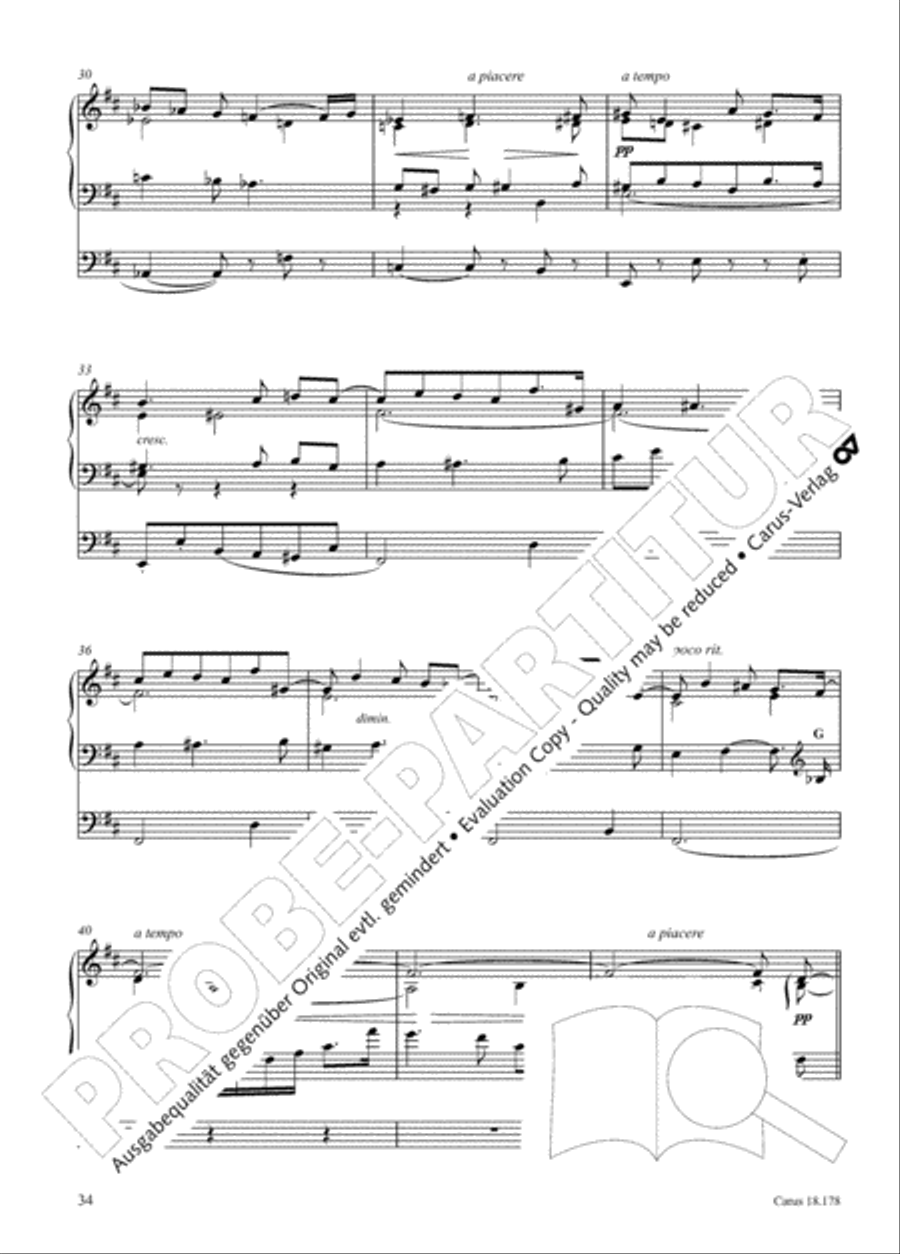 Symphonie No. II pour Orgue Organ scores gallery preview page 49