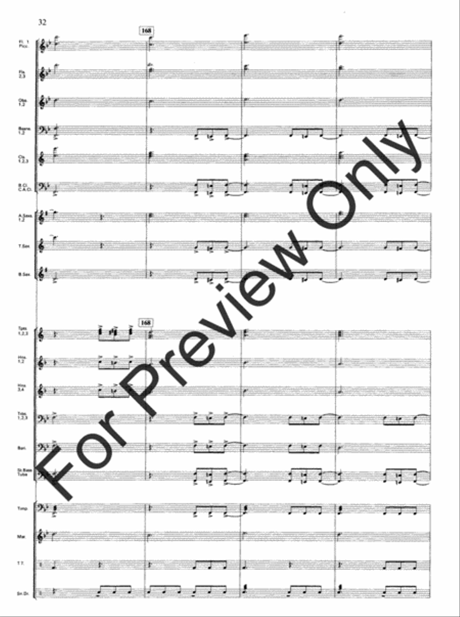 Emmanuel Variants Concert Band scores gallery preview page 34