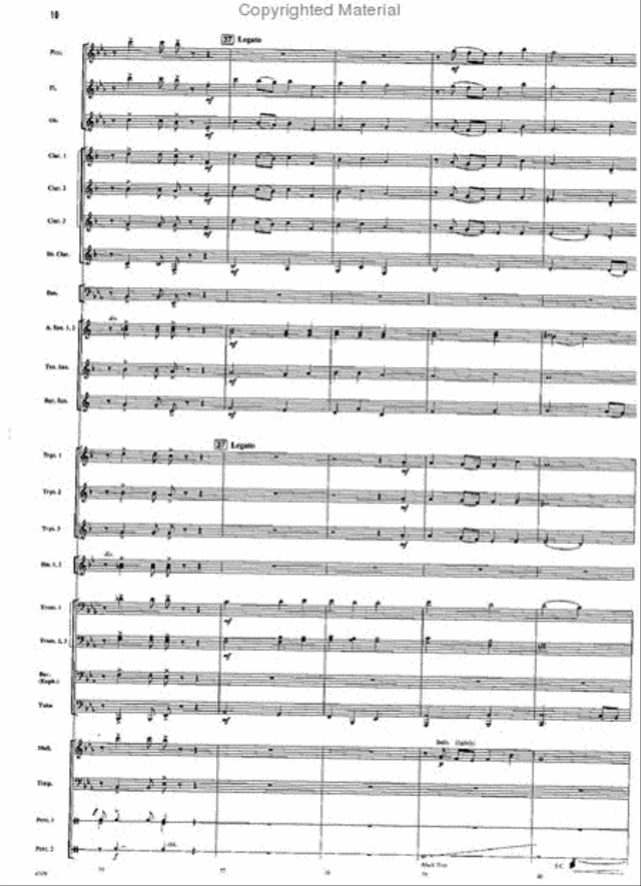 A Vision of Majesty A Vision of Majesty Concert Band scores gallery preview page 9
