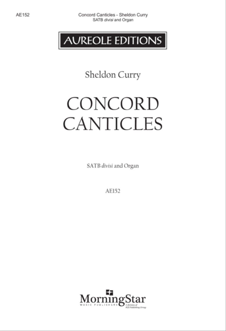 Concord Canticles 4-Part scores gallery preview page 1