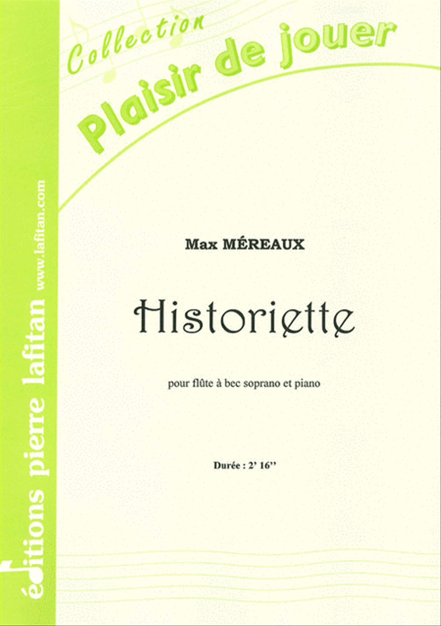 Historiette Recorder scores gallery preview page 1