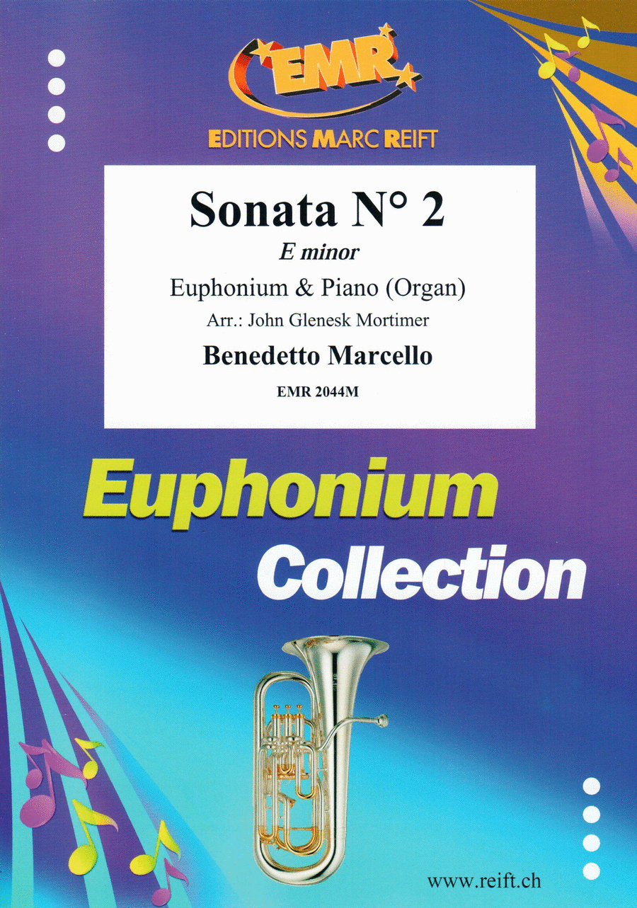 Sonata No. 2 in E minor Euphonium scores gallery preview page 1