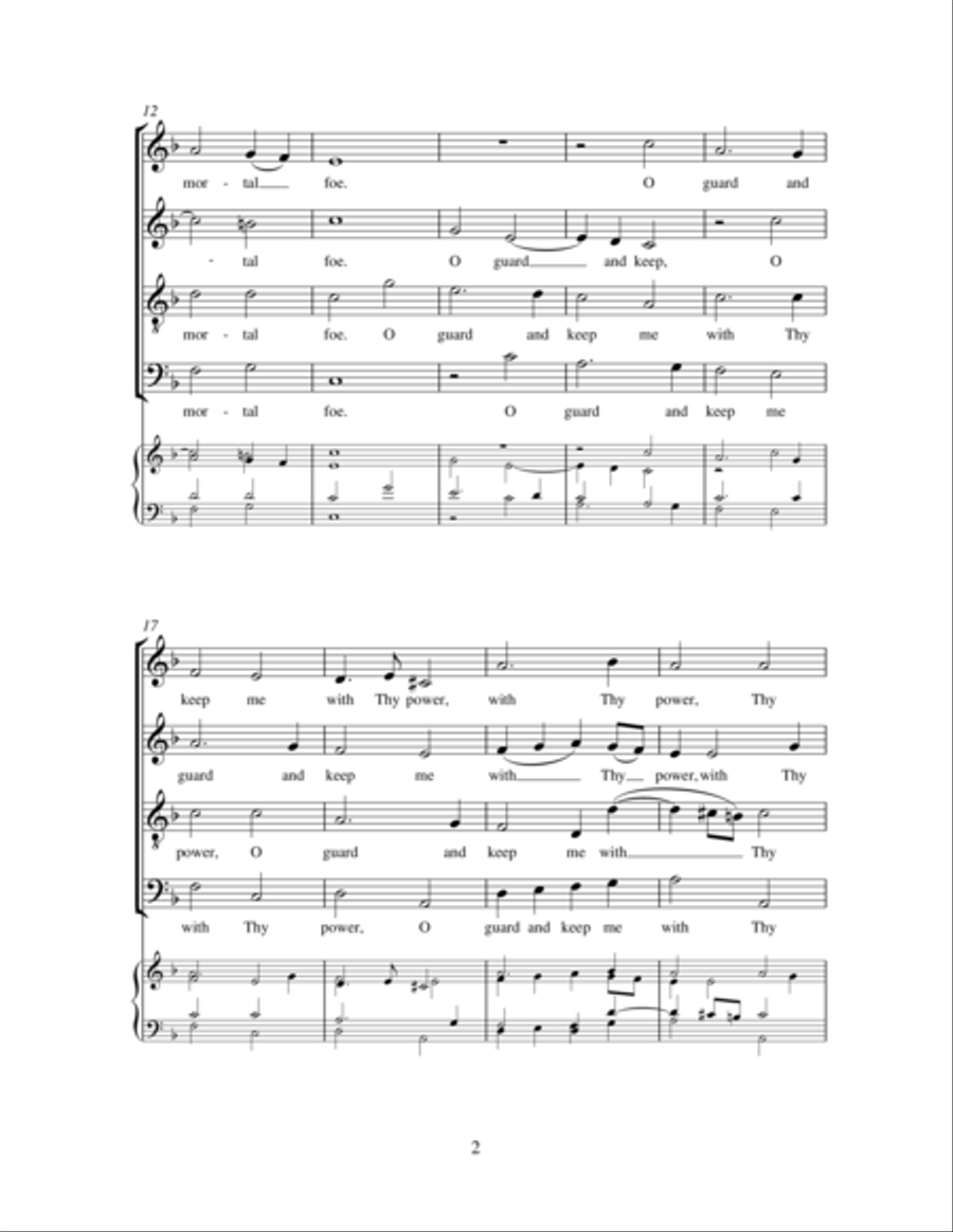 Be unto Me Be unto Me 4-Part scores gallery preview page 3