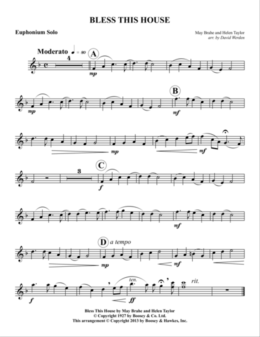Bless This House Bless This House Brass Duet scores gallery preview page 5