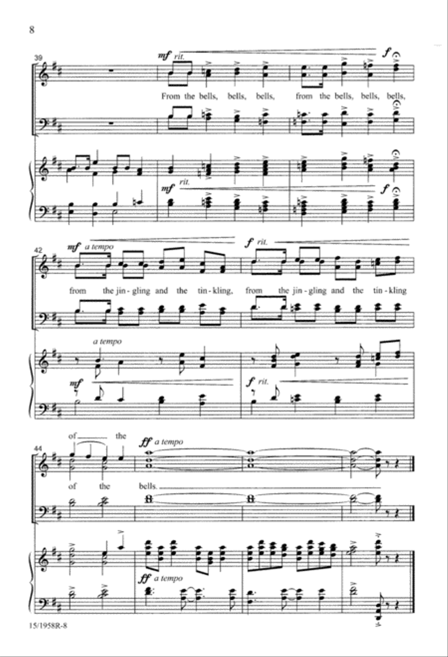 The Bells The Bells 4-Part scores gallery preview page 8