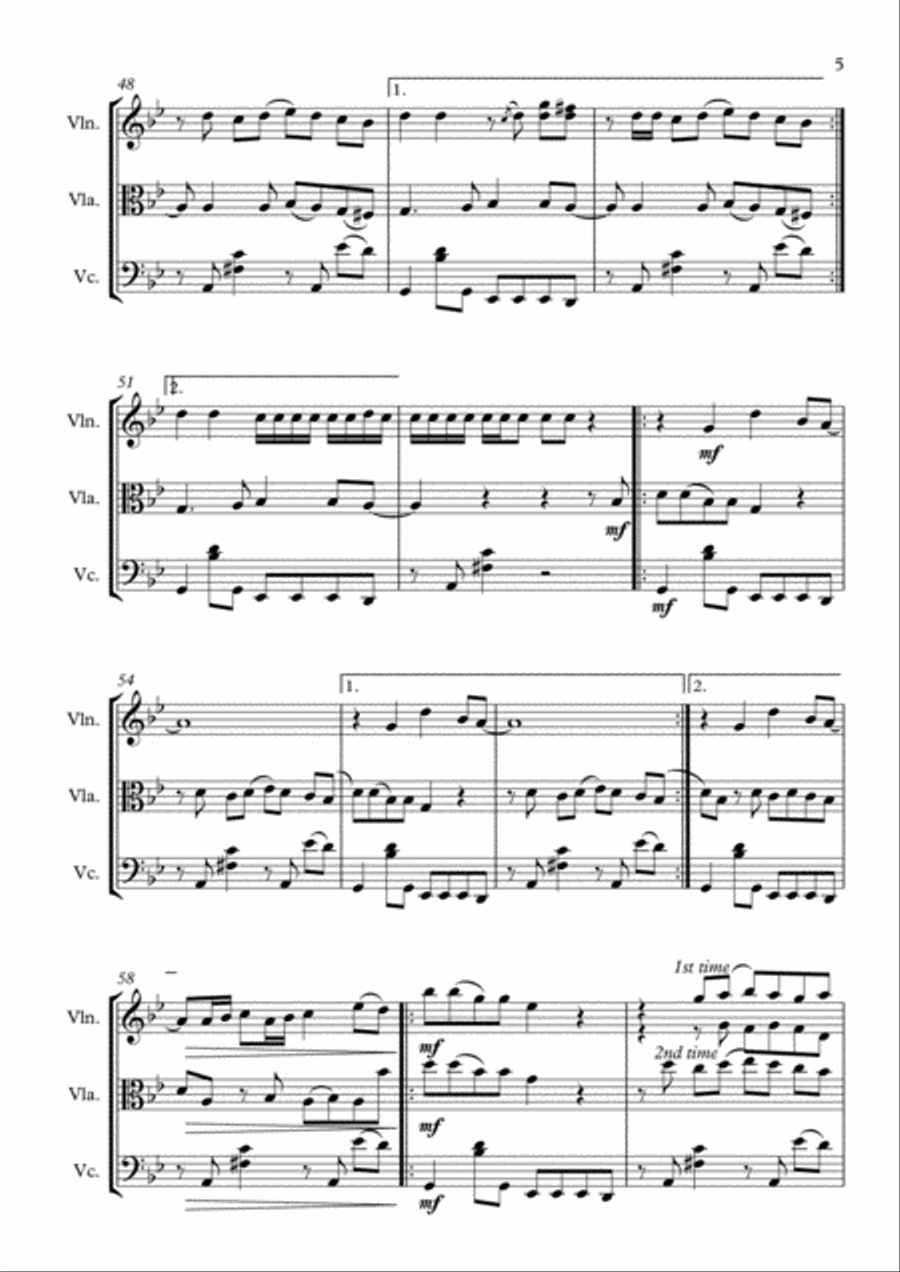 Havana String Trio scores gallery preview page 6