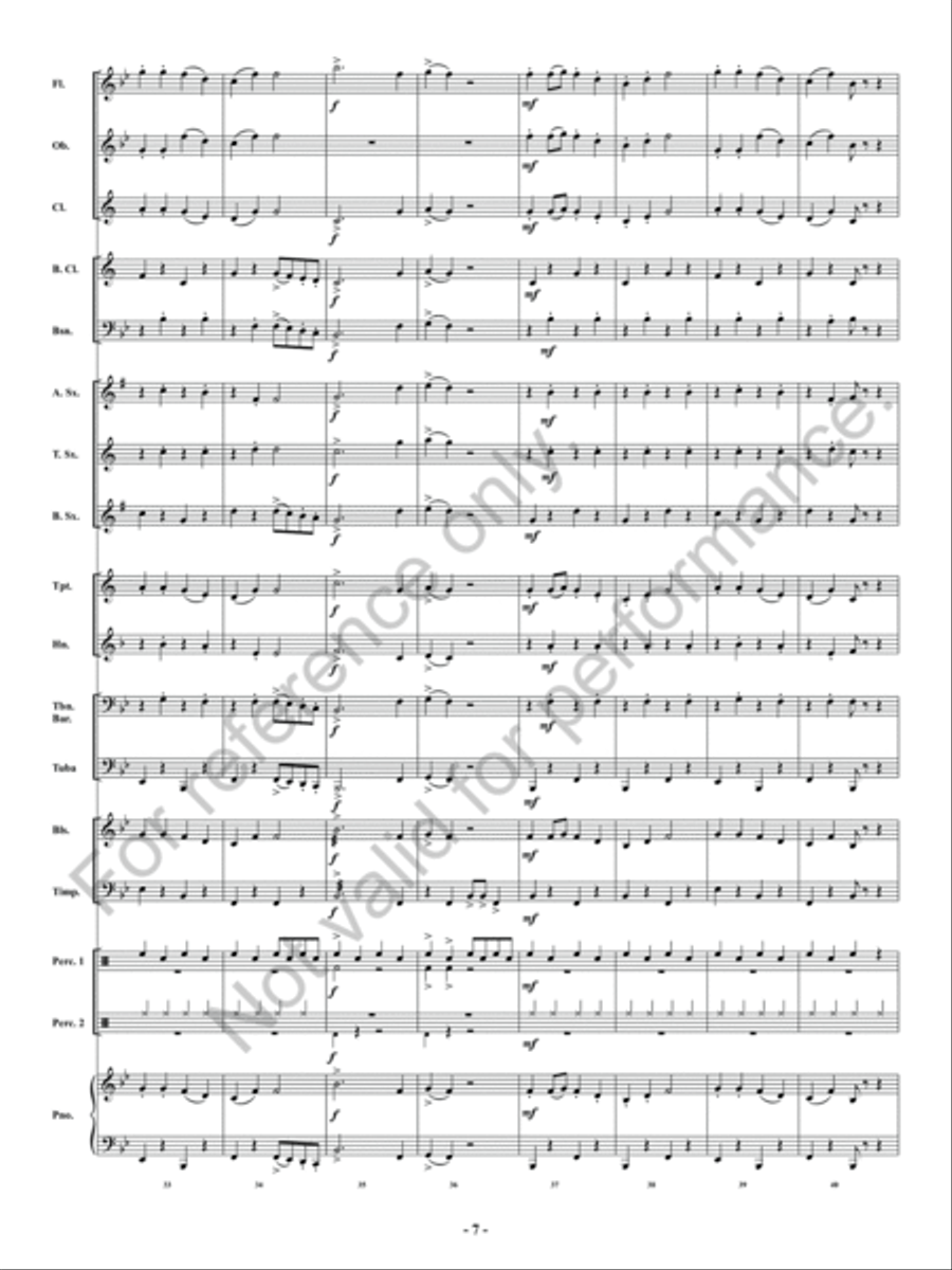 Santa's Holiday Mashup Concert Band scores gallery preview page 8