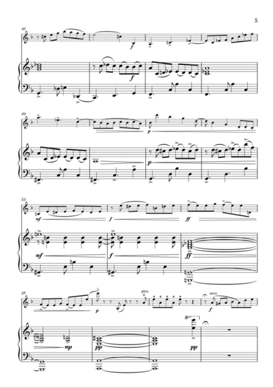 Tango para Mayo Violin Solo scores gallery preview page 5