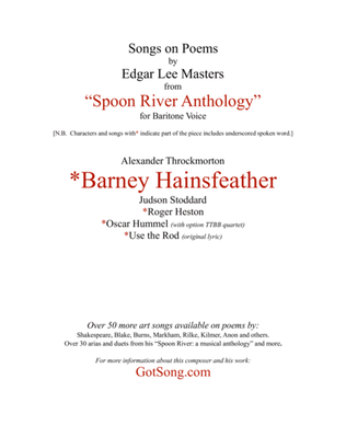 Barney Hainsfeather from "Spoon River"