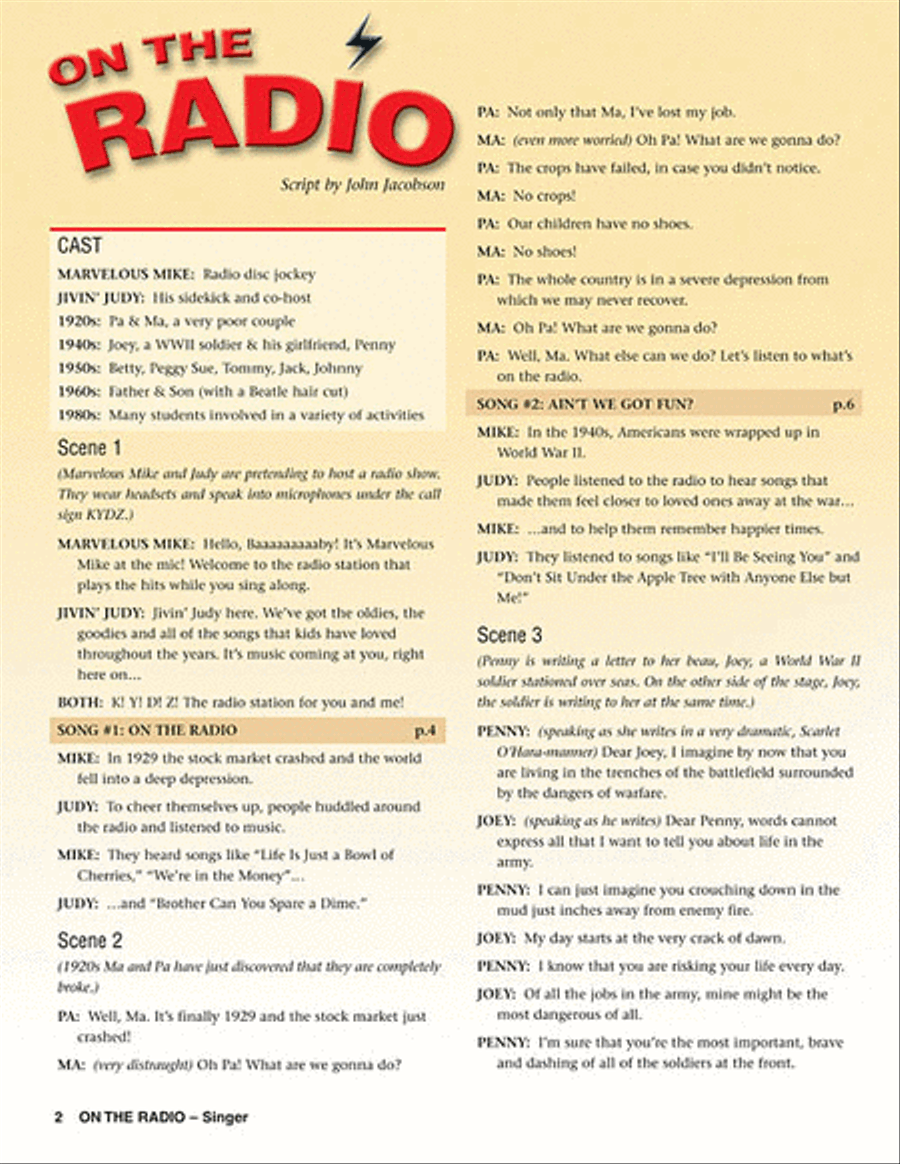 On the Radio Choir scores gallery preview page 2