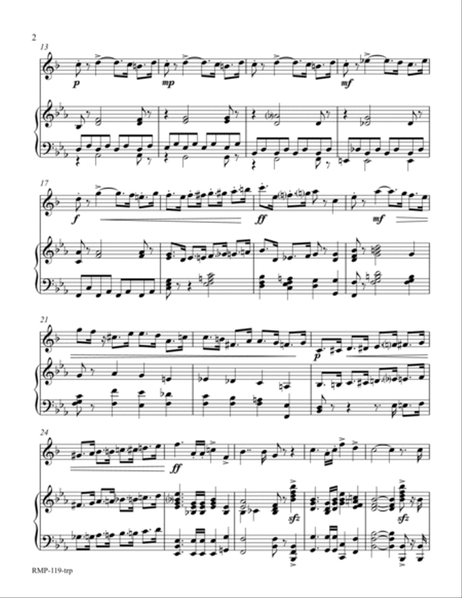 Verdi - Triumphal March from Aida (for Trumpet with piano accompaniment) Verdi - Triumphal March from Aida (for Trumpet with piano accompaniment) B-Flat Trumpet scores gallery preview page 2