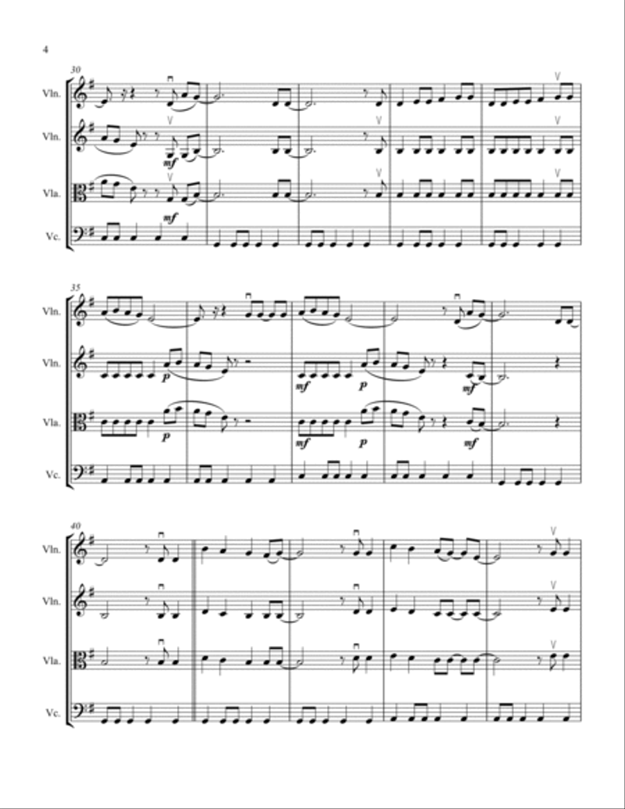 Marry You String Trio scores gallery preview page 6