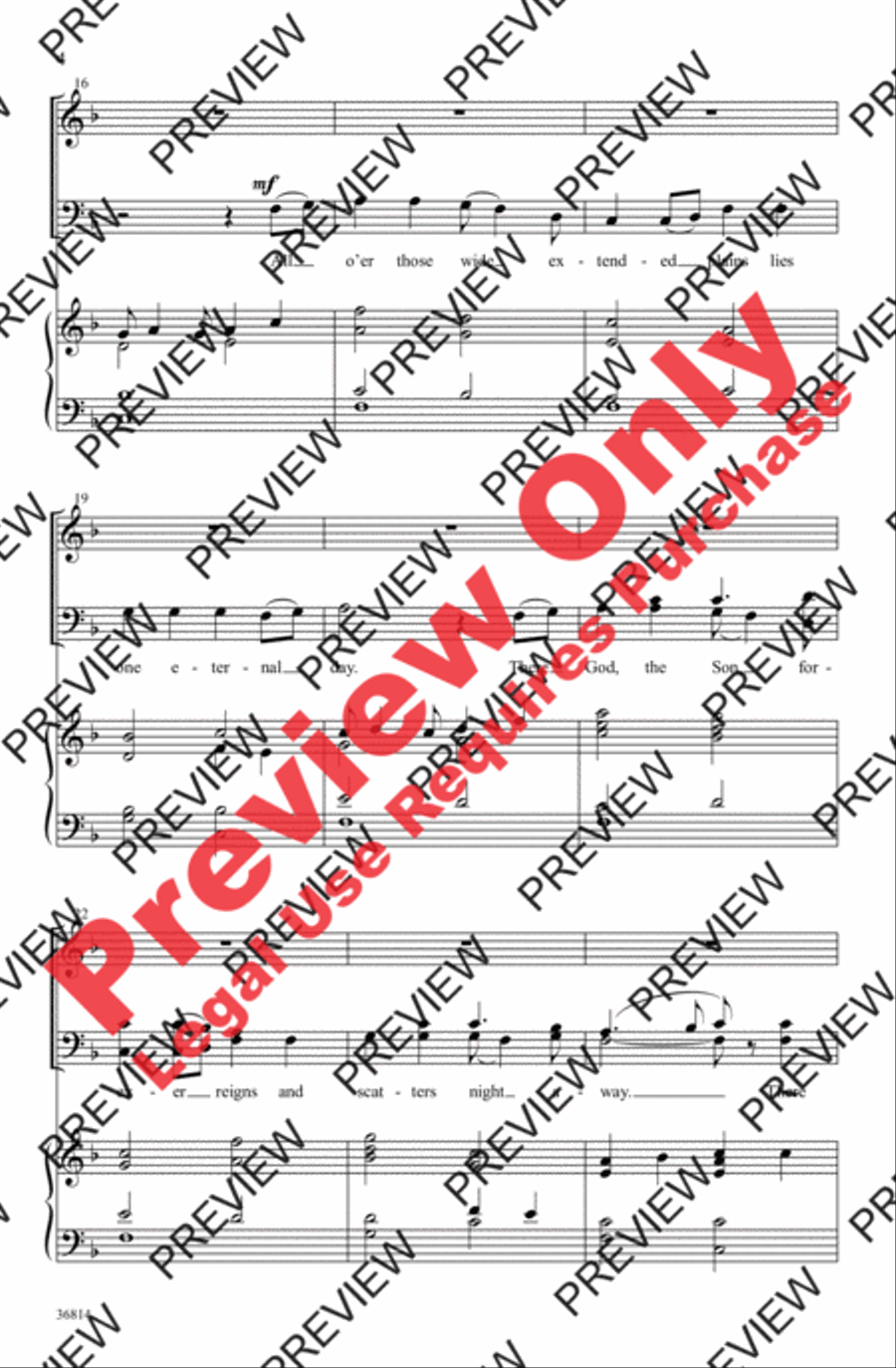 On Jordan's Stormy Banks On Jordan's Stormy Banks 4-Part scores gallery preview page 4