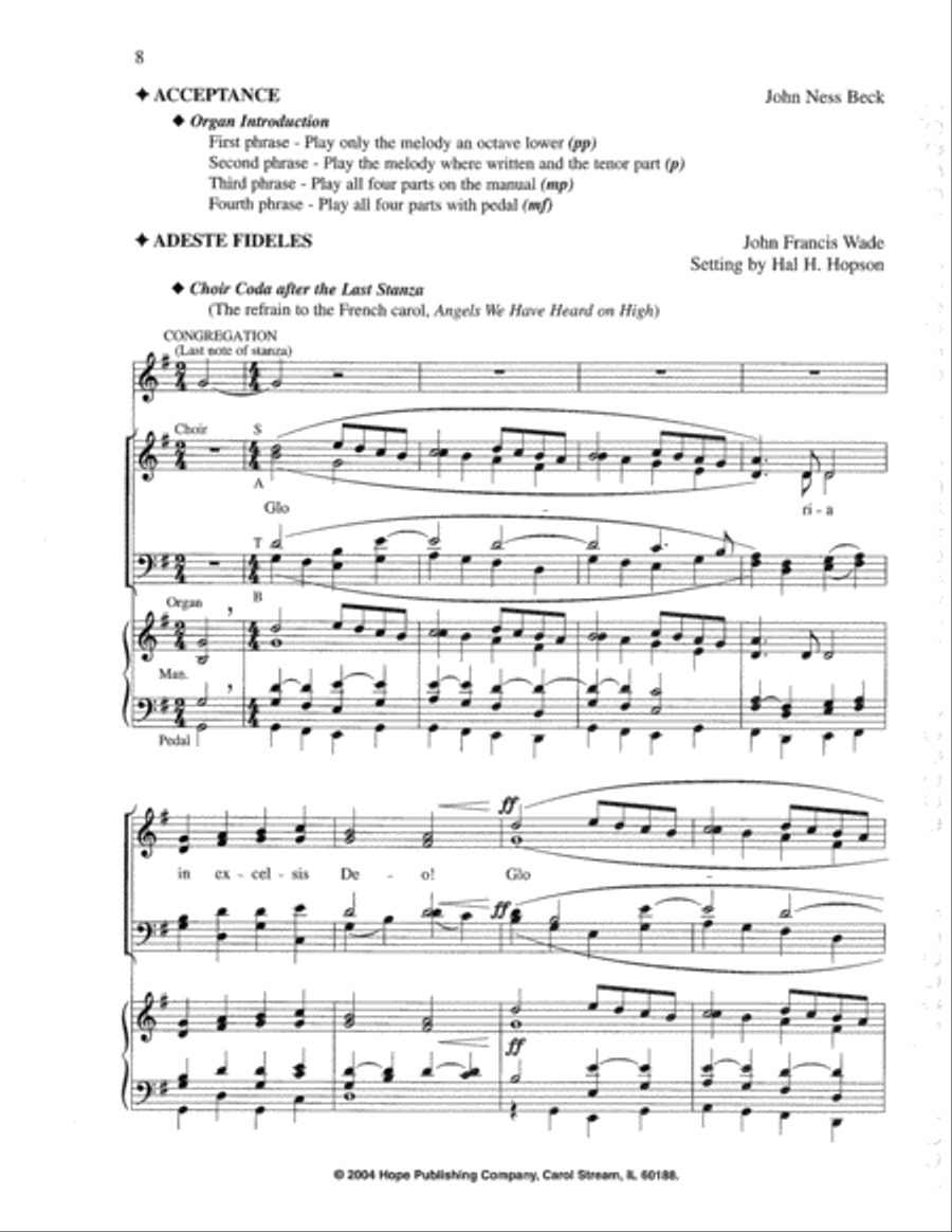 More Creative Ways to Use the Choir, Organ, Handbells and Other Instruments (V-D Choir scores gallery preview page 10