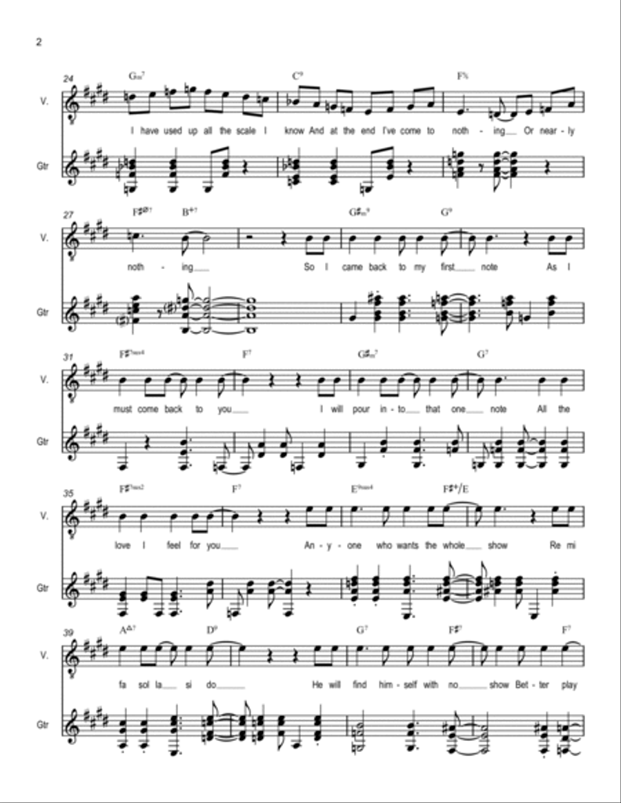 One Note Samba/ Samba de uma Nota Só Small Ensemble scores gallery preview page 2