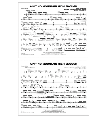 Ain't No Mountain High Enough - Snare Drum