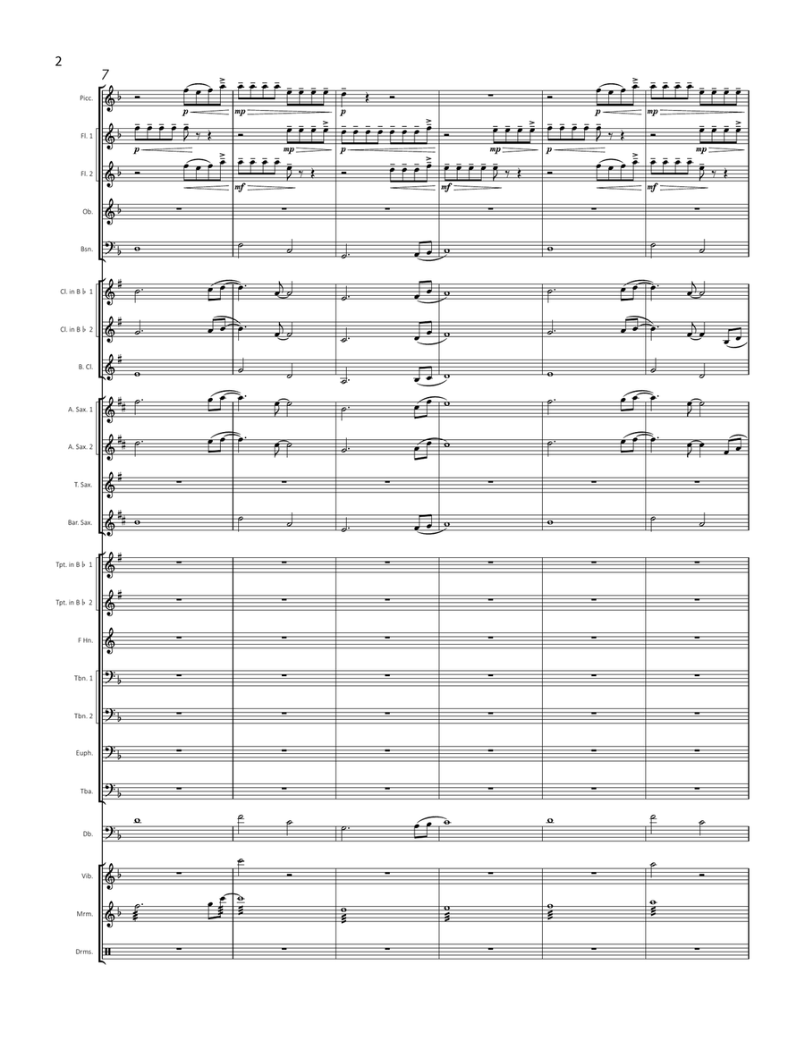 Paradise Concert Band scores gallery preview page 3