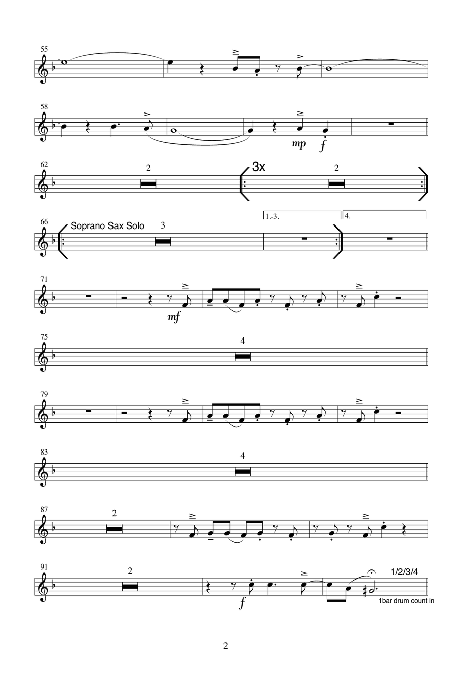 Butterfly Instrumental Jazz Ensemble scores gallery preview page 5