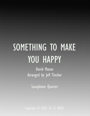Book cover for Something To Make You Happy