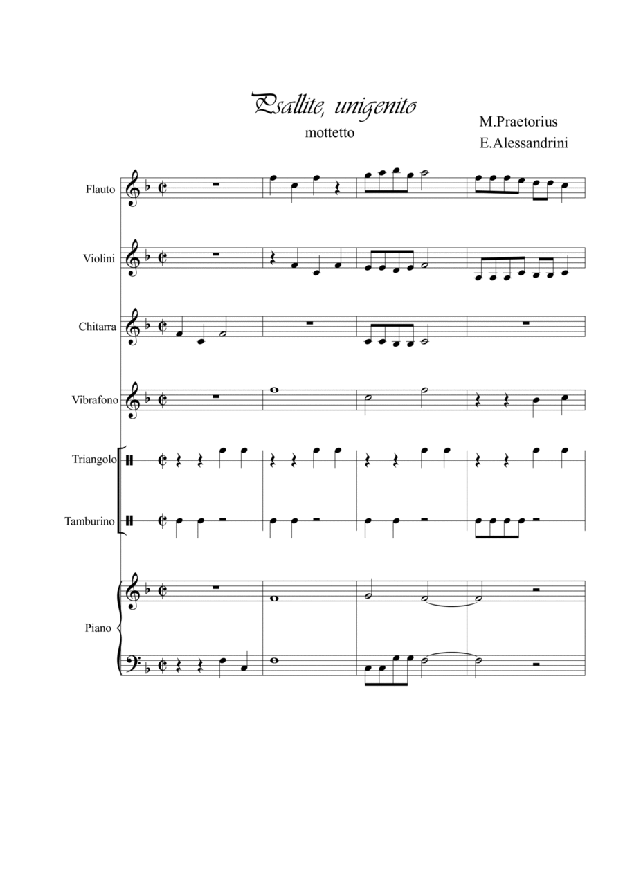 Psallite, unigenito Psallite, unigenito Flute scores gallery preview page 1