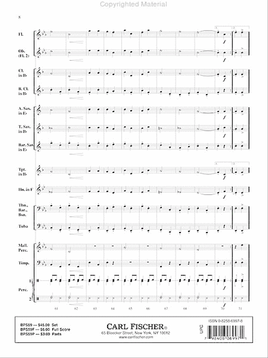 Valor Valor Concert Band scores gallery preview page 9