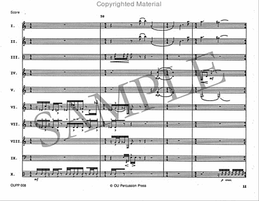 Duo Chopinesque Percussion Ensemble scores gallery preview page 12