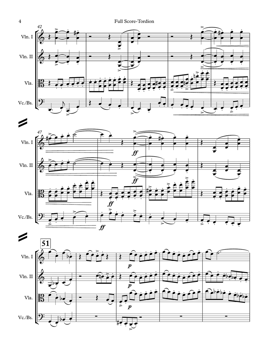 Tordion, from Renaissance Mix, for String Orchestra String Orchestra scores gallery preview page 4