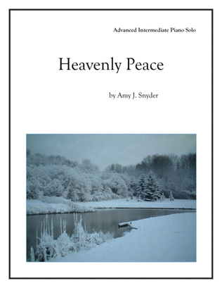Book cover for Heavenly Peace, piano solo