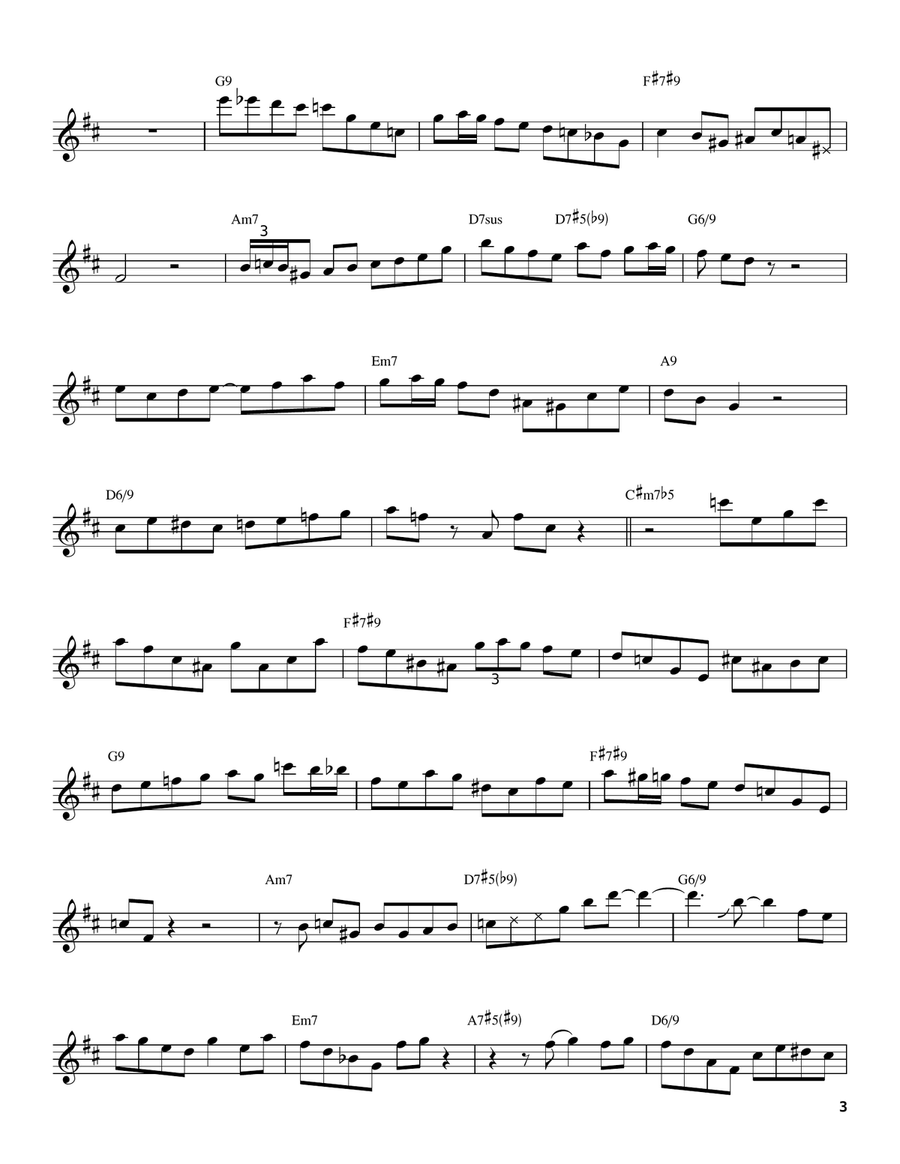 By Myself By Myself Clarinet scores gallery preview page 3