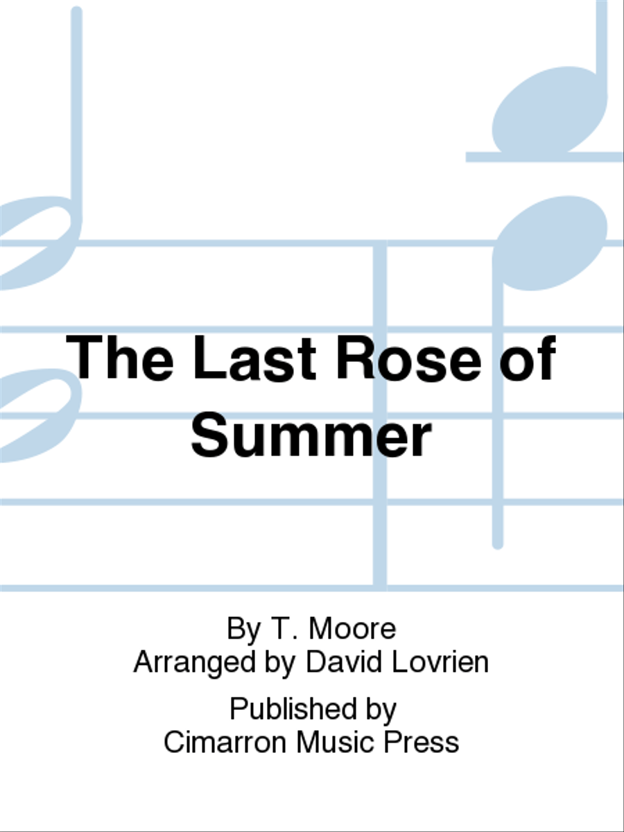 The Last Rose of Summer Concert Band scores gallery preview page 1